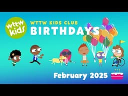 February 2025 Birthdays — WTTW Kids Club