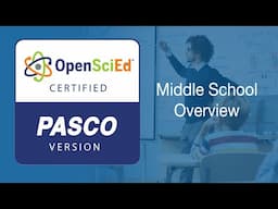 OpenSciEd Middle School – PASCO Certified Version Overview