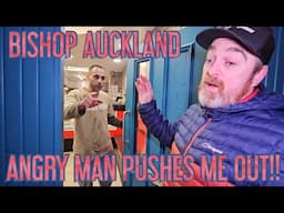 ANGRY MAN PUSHES ME OUT OF PIZZA SHOP!! Bishop Auckland mooch + takeaway review