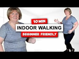 Beginner Indoor Walking: 10-Minute Low-Impact Workout for Women 50+, Seniors & Plus Size ✅