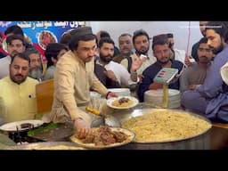 SOLD OUT IN 2 HOURS! PESHAWAR MOST FAMOUS REHMAN GULL CHAWAL / PESHAWARI CHAWAL | FOOD STREET TOUR