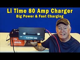 LiTime 80 Amp Lithium Charger - Big Power Fast Charging