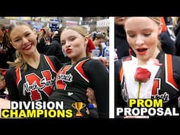 PROM PROPOSAL and HIGH SCHOOL CHEER TEAM DIVISIONAL CHAMPIONS!