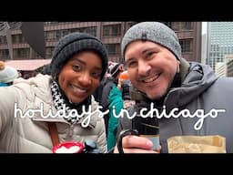 My first Chicago holiday season! | Thanksgiving for 2 🦃 and Christmas markets❄️