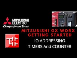 Mitsubishi GX Worx programming Tutorial | Mitsubishi PLC programming tutorial | UDCNT STMR blocks