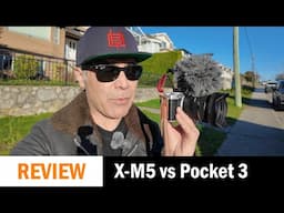 4K Vlogging Test: Fujifilm X-M5 vs DJI Osmo Pocket 3