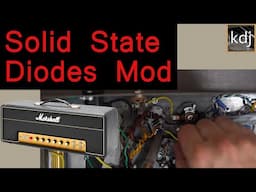 How to swap out a Tube Rectifier for Solid State Diodes in a Guitar Amp (JTM45 to Plexi conversion)