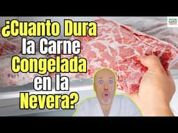 😱 ¿CUANTO DURA LA CARNE CONGELADA EN LA NEVERA? 😱