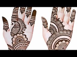 Simple and easy mehndi design| new mehndi design| front hand mehndi | mehandi design | mehndi