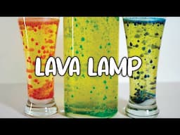 How to Make a Lava Lamp at Home with Baking Soda | Easy DIY Science Experiment