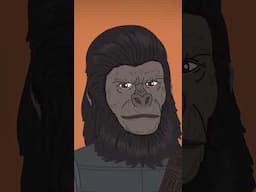 "You finally made a monkey out of me..."  #animation #planetoftheapes