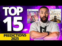 Predicting MY TOP 15 PS5 Games of 2025!