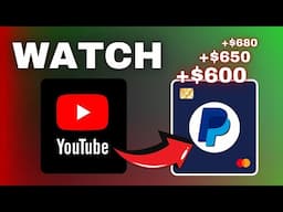 NEW APP! Earn Money Online By Watching YouTube Videos 2025