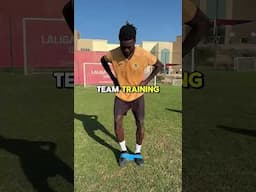 How a Pro Player prepares for Training ⚽️