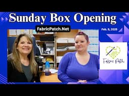 A great day for FABRIC and FOOTBALL!! Thanks for watching this weeks SUNDAY BOX OPENING!!