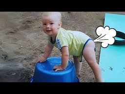 Cute Babies Outdoor Fart Moments | Funny Baby Videos | Bipple