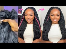 Omg😱Stop wasting money! Do this instead🔥 passion/kinky twist hair tutorial. How to make long kinky!