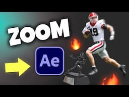 After Effects Tutorial | Create a Heisman Trophy Zoom Animation