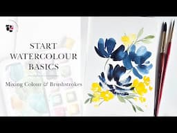 Struggling with Loose Watercolor Florals? Must Watch for Beginners