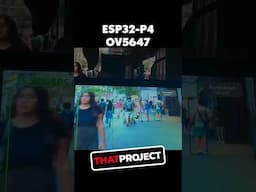 ESP32-P4 + OV5647, On-Device Pedestrian Detection Test #Vision #Detection #ThatProject