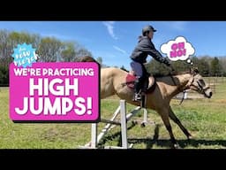 High jumps with the girls and MERCH! | Kids horse riding lessons