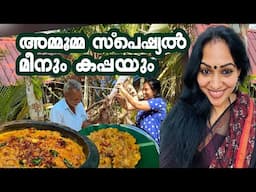 പഴമയുടെ രുചിക്കൂട്ട്  | അമ്മൂമ്മ സ്പെഷ്യൽ കപ്പേം മീനും | Kappa & Meen | Kolliyum Chalayum | Mathi