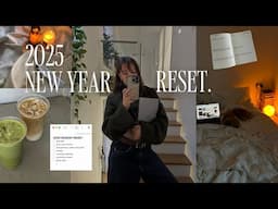 resetting for 2025 🌿 end of year motivation, productive sunday, goal planning, house updates