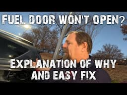 Fuel door wont open? Easy fix