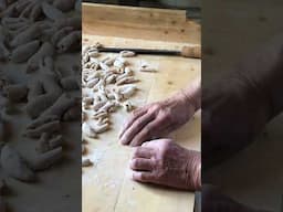 92 yr old Pina makes chestnut gnocchi 😍  #pasta