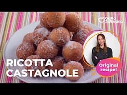 RICOTTA CASTAGNOLE 🤍 - THE PERFECT ITALIAN CARNIVAL DESSERT RECIPE! 😍✨🎭