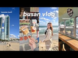 🇰🇷KOREA VLOG: busan trip pt.1, street foods, yonggungsa temple, healing, etc