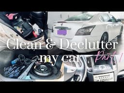 Car Cleaning & Decluttering on a budget | ASMR Vlog | Spend the day with me