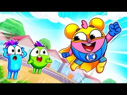 Superhero Girl Song ⭐️ Rescue Team Song | Funny Kids Songs And Nursery Rhymes