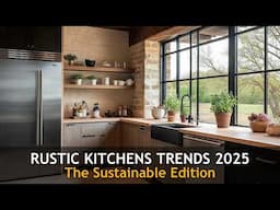 Rustic Kitchen Trends 2025: The Sustainable Edition