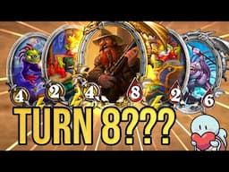 The CRAZIEST TURN 8?! | Hearthstone Battlegrounds