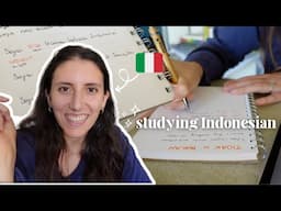 study vlog - learn Indonesia with me! #indonesian #beginner #languagelearning #languages