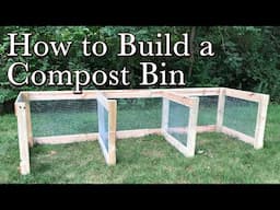 How to Build a Compost Bin and the Basics of Composting