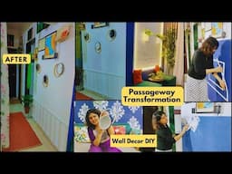 Passage Way Makeover Rental Friendly | Hallway Design Ideas | Foyer Design Ideas | Artistic Life