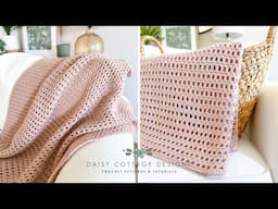 How to Crochet a Lacy Crochet Blanket