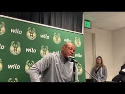 Milwaukee Bucks head coach Doc Rivers speaks on Khris Middleton trade