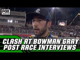 Chase Elliott and Ryan Blaney interviews after Clash at Bowman Gray | NASCAR on FOX