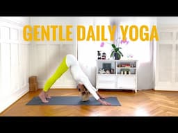 Gentle Daily Yoga | 45 min | Beginner & Intermediate Level | Cat de Rham | Online Yoga Teaching