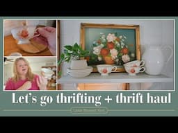 Let's go thrifting + THRIFT HAUL | Spend the day with me