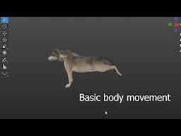 Wolf Run Cycle Animation Except It Gets Progressively Less Unhinged