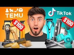 $100 Temu VS $100 TikTok Barber Kit!