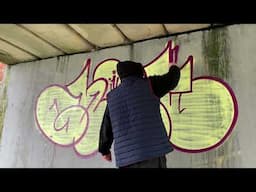 Graffiti - Ghost EA - Throwing Up RAW!