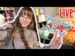 I BOUGHT A LOT OF YARN | Live Haul 1/31/25