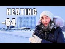 How We Heat Our APARTMENT at -64°C| -83°F - Yakutsk, Siberia