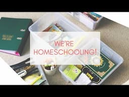 Homeschooling in a small space | Resources we use