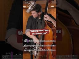 Walking Bass Lines on “Donna Lee” #jazz #bass #music #jazzbass